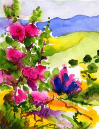 Hollyhocks 200